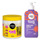 Kit Gelatina Transição + Creme Cachos Dos Sonhos Salon Line