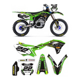 Stickers Kawasaki Kx 450f Kxf450 Laminado Y Cortado 19-21