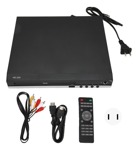 Reproductor Dvd Y Cd Mini 1080p, Compatible Con Salida Av