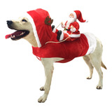 Ropa De Navidad Divertida Para Perros, Chaqueta De Papá Noel