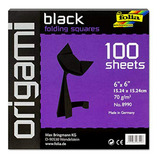 Speedball Art Products Folia Papel Origami, 6  X 6 , Negro.