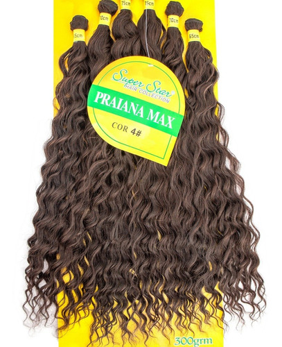 Cabelo 100% Orgânico Praiana Max - Super Star 300g 75cm 1pct