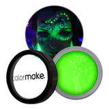 Pigmento Em Pó Verde Neon Colormake Matte Sombra Fluor Rave