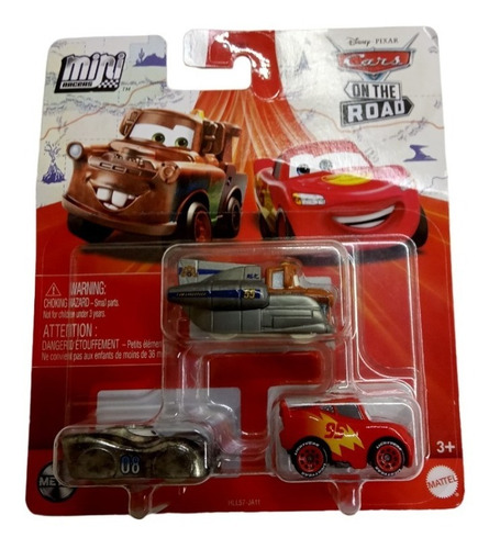 Cars Mini Racers Mate Supersónico Rayo Mcqueen Viajero Datz 