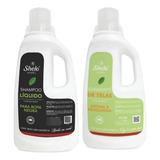 Jabon Liquido Para Ropa Negra Y Suavizante 1250ml Shelo Nabe