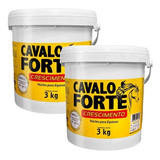 Kit 2 Suplemento Cavalo Forte Crescimento Creatina 3kg