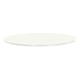 Tampo Redondo 130cm Para Mesa De Jantar Mdf + Vidro