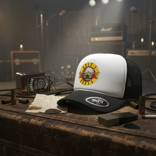 Boné Trucker Guns And Roses, Banda, Rock, 9 Modelos