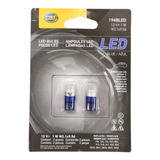 Set 2x Foco Hella T10 12v 194 2921 1252 2652 Led Azul 8000k