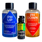 Ph Up Y Ph Down De 120 Ml Con Reactivo Medidor De Ph 30 Ml 