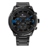 Reloj Hombre Tommy Hilfiger Análogo Negro Wild Man 1792070