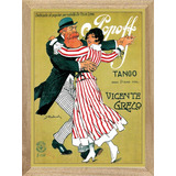 Tango Partituras , Cuadro, Poster, Afiche        L782