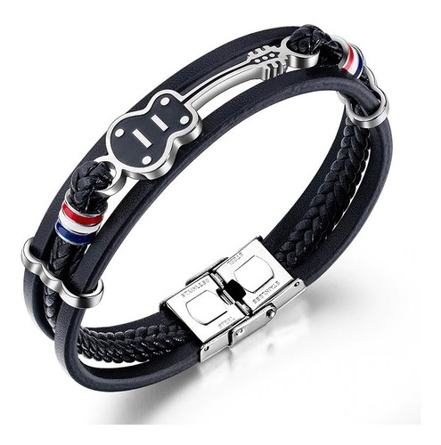 Pulsera De Cuero Hombre Y Mujer Guitarra Acustica 2020