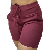 Kit 6 Shorts Feminino Bermuda Feminina Tipo Moletom Bermudas