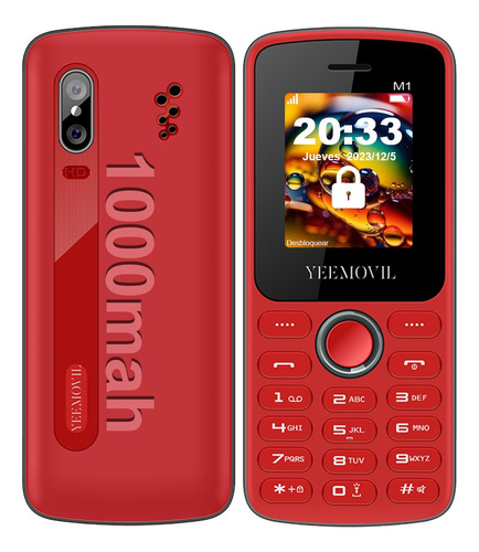 Teléfono Celular Básico Móvil 3g Twl M1 Para Personas Mayores Dual Sim 1000mah Con Tiempo De Espera Prolongado