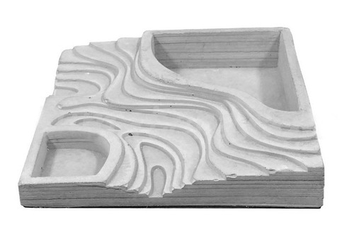 Matera Eco Concreto Relief S 11 Cm