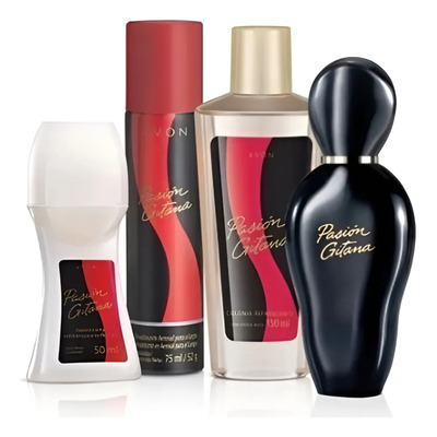 Pasión Gitana X4 Eau De Toilette + Deo +colonia+rolon | Envío gratis