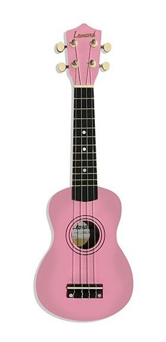 Ukelele Soprano Leonard Colores Uk5 Con Funda Uquelele