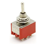 Llave Palanca Mini Toggle Switch On-off-on 3 Pos 9 Pines
