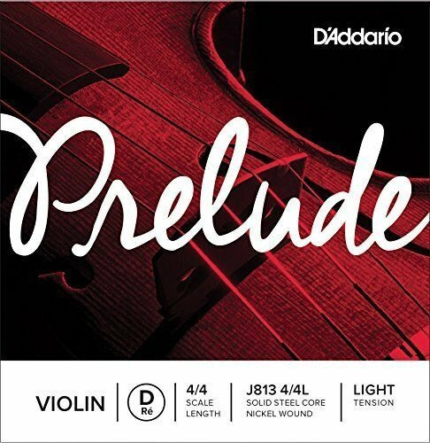 Cuerda D Para Violín Escala 4/4 Tensión Ligera D'addario