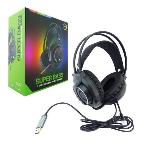 Audifonos Gamer Con Microfono, Pc, Usb, Led Rgb, Audio 7.1.