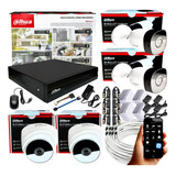 Camaras De Seguridad Kit Dahua Cctv Dvr 1080 + 4 Camara 1080