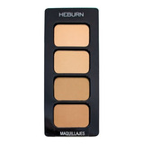 Heburn Paleta Maquillaje Profesional Polvo Compacto Cod. 943