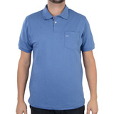 Camisa Polo Masculina Ogochi Essencial Slim Azul - 007000