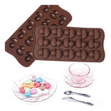 Molde Silicona 15 Mini Patitos - Chocolates Fondant Gomitas