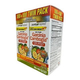 100% Garcinia Cambogia + Green Coffee Pack 200tabs Purely Sabor Sin Sabor