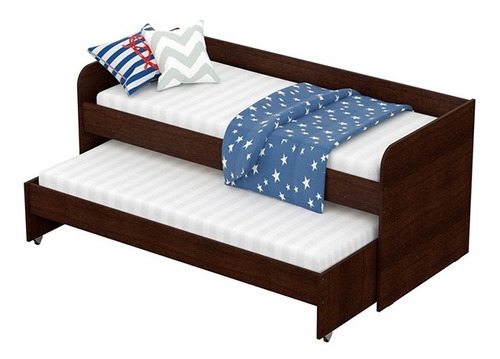 Cama Nido Doble Nature Agregar Cama O Cajonera Wengue 81042