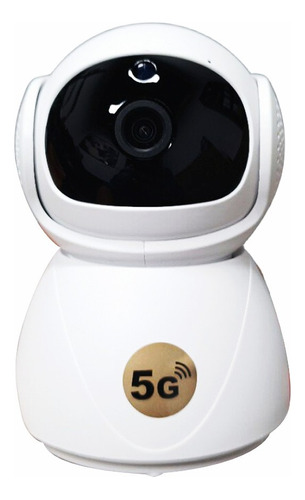 Camara Seguridad Interior 5g Wifi 360°full Hd 1080p+64g Tf Color Blanco