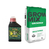 Sustrato Growmix Multipro 80lts Con Top Crop Veg 250 Ml