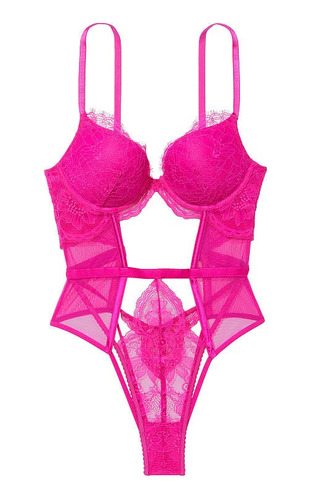 Bodi Encaje Very Sexyb Lace Teddy Push Up Victoria`s Secret