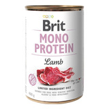 Lata Brit Care Mono Protein Cordero 400gr. Np