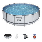 Piscina Estructural Redonda 457x122 Cm Steel Pro Max Bestway