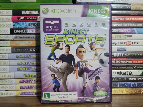 Jogo Kinect Sports 1 Xbox 360 Original Mídia Leia Descrição 