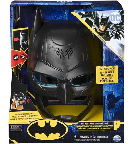 Batman Mascara C/ Visor Sonidos Y Cambiador De Voz Int 67808