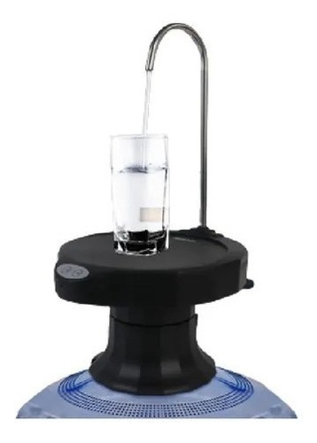 Dispensador Agua Garrafon Recargable Tactil Base Para Vaso Color Negro