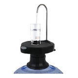 Dispensador Agua Garrafon Recargable Tactil Base Para Vaso Color Negro