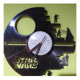 Reloj De Pared Calado En Vinilo - Star Wars