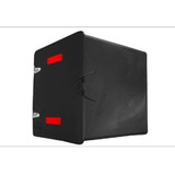 Caja Delivery Reforzada Negra Con 1 Estante