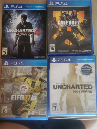 Juegos De Ps4 Uncharted. Cod, Fifa 