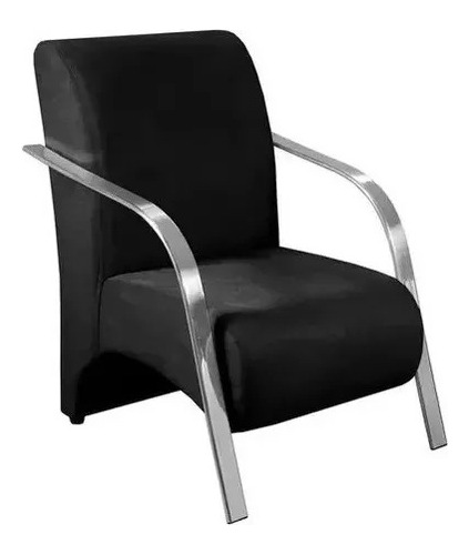 Poltrona Cadeira Decorativa Madeira Sala E Consultório Sued 