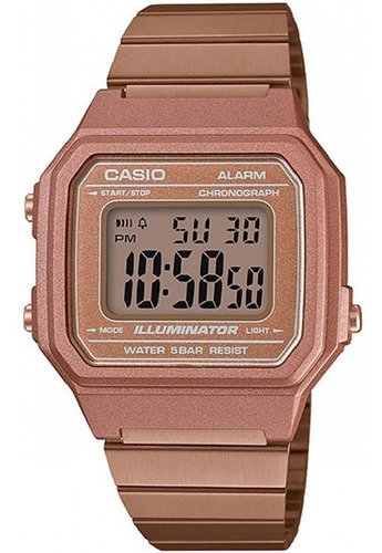 Reloj Casio Modelo B650 Oro Rosado