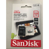 Microsd 128 Gb Sandisk Clase 10 Con Adaptador