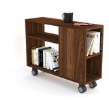 Mesa De Arrime Living Biblioteca Decoracion Ruedas