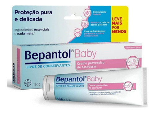 Kit Com 2 Bepantol Baby 120g - Pomada De Assadura Original