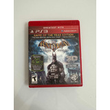 Batman Arkham Asylum Edition Game Of The Year Playstation 3