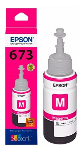 Epson Botella Tinta Magenta T673320 T673 Ppct